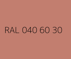 Colour RAL 040 60 30 CEDAR RED