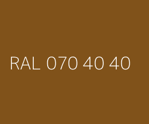 Colour RAL 070 40 40 AUTUMN GOLD