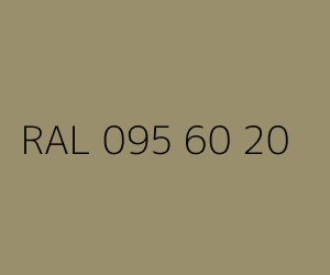 Colour RAL 095 60 20 PALE GREEN