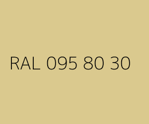 Colour RAL 095 80 30 ASPARAGUS YELLOW