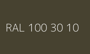 Colour RAL 100 30 10