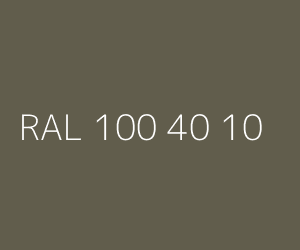 Colour RAL 100 40 10 SLICK GREEN