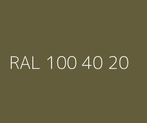 Colour RAL 100 40 20 BROCCOLI GREEN