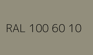 Colour RAL 100 60 10