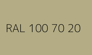 Colour RAL 100 70 20