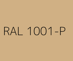 Colour RAL 1001-P BEIGE