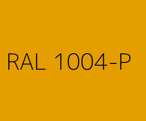 Colour RAL 1004-P GOLDEN YELLOW