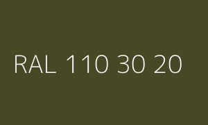 Colour RAL 110 30 20