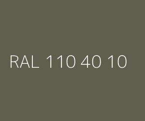 Colour RAL 110 40 10 STUMP GREEN