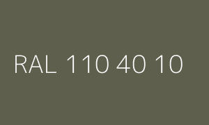 Colour RAL 110 40 10