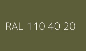 Colour RAL 110 40 20