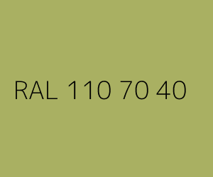 Colour RAL 110 70 40 APRIL GREEN