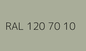 Colour RAL 120 70 10