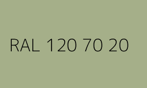 Colour RAL 120 70 20