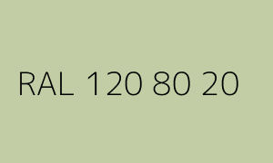Colour RAL 120 80 20