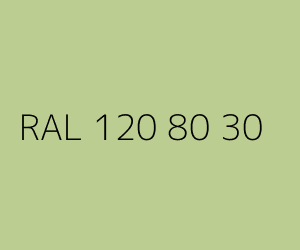 Colour RAL 120 80 30 NATURAL GREEN