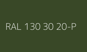 Colour RAL 130 30 20-P