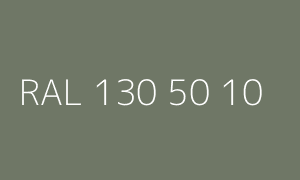 Colour RAL 130 50 10