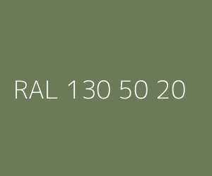 Colour RAL 130 50 20 SPANISH GREEN