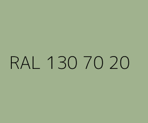 Colour RAL 130 70 20 SOAP GREEN