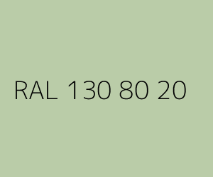 Colour RAL 130 80 20 ENAMEL GREEN