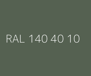 Colour RAL 140 40 10 LODEN GREEN