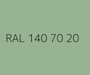 Colour RAL 140 70 20 DEW GREEN