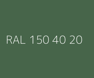 Colour RAL 150 40 20 FIRM GREEN