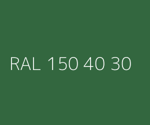 Colour RAL 150 40 30 GENEVER GREEN
