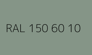 Colour RAL 150 60 10