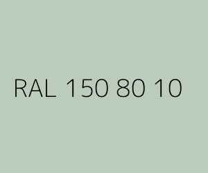 Colour RAL 150 80 10 ORGANZA GREEN