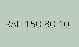Colour RAL 150 80 10