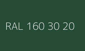 Colour RAL 160 30 20