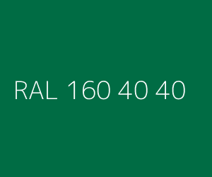Colour RAL 160 40 40 CLOVER GREEN