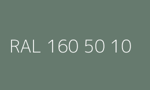 Colour RAL 160 50 10