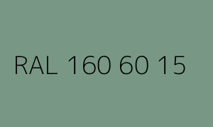Colour RAL 160 60 15