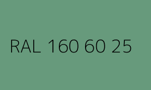Colour RAL 160 60 25