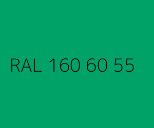 Colour RAL 160 60 55 EMERALD LIGHT GREEN