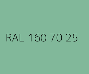 Colour RAL 160 70 25 WATER GREEN