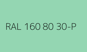 Colour RAL 160 80 30-P