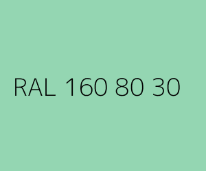 Colour RAL 160 80 30 SILK GREEN