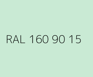 Colour RAL 160 90 15 GLACIAL WATER GREEN