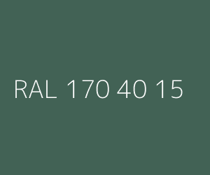 Colour RAL 170 40 15 PALACE GREEN