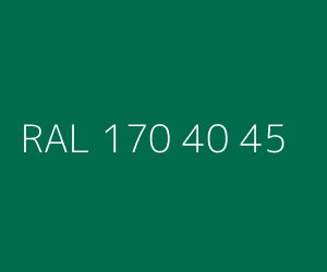 Colour RAL 170 40 45 ENVIRONMENTAL GREEN