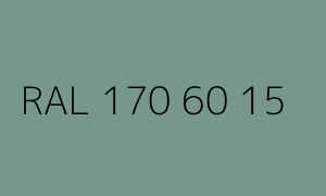 Colour RAL 170 60 15