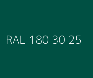 Colour RAL 180 30 25 FJORD GREEN