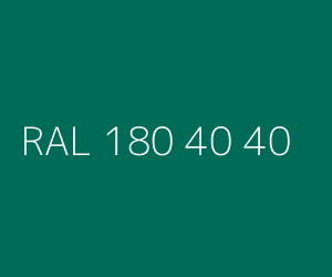 Colour RAL 180 40 40 POSTER GREEN