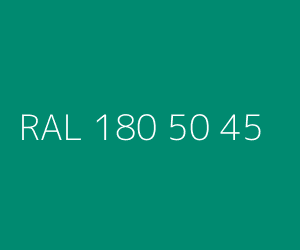 Colour RAL 180 50 45 INDUSTRIAL TURQUOISE