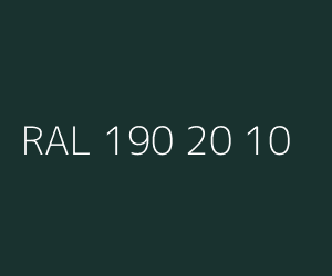 Colour RAL 190 20 10 