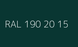 Colour RAL 190 20 15